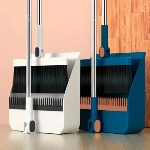 2 Pieces Broom and Dustpan Set