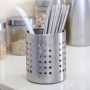 1pc Stainless Steel Utensil Holder