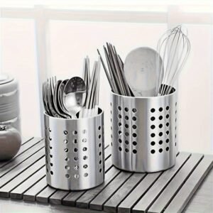 1pc Stainless Steel Utensil Holder