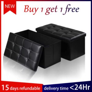【Buy 1 get 1 free】sofa storage stool storage chair Light luxury style space artifact practical fashion household items best storage unit