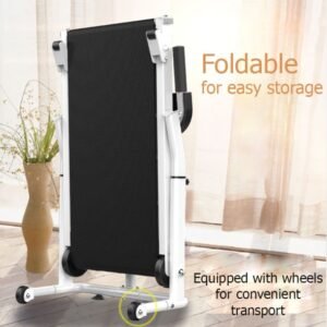 【TOP】Yeesall Treadmill with HeartRate Test Walking Pad 16°Slope Adjust Bluetooth Foldable Treadmill