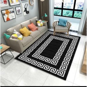 150x180cm 3D Geometric Carpet Comfortable Lounge Area Rectangle Carpet